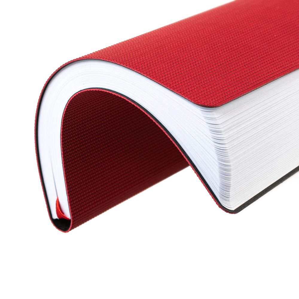 Ежедневник Knit, недатированный, красный — изображение 6