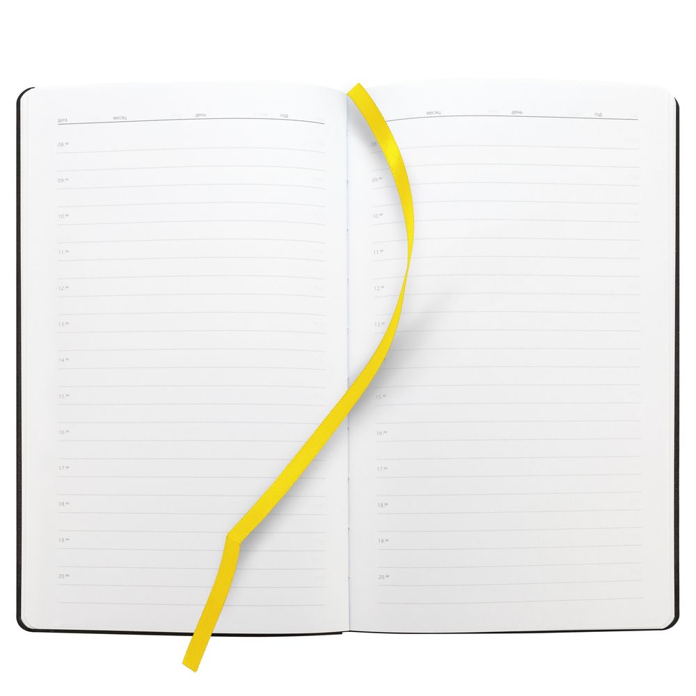 Ежедневник Knit, недатированный, желтый — изображение 9