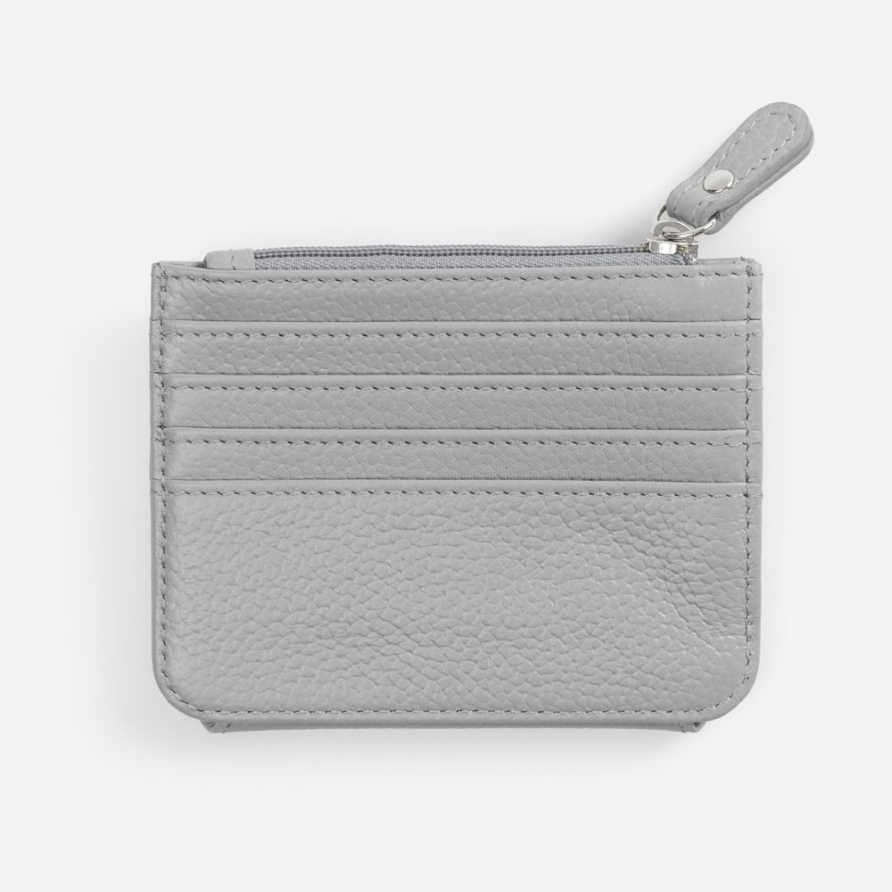 Картхолдер на молнии Unison, серый — изображение 4