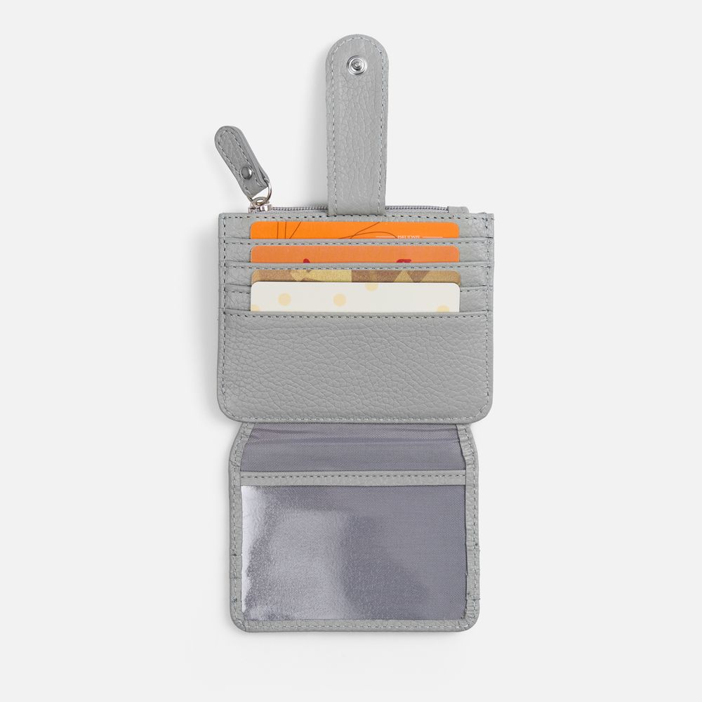 Картхолдер на молнии Unison, серый — изображение 6