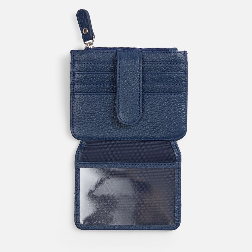 Картхолдер на молнии Unison, синий — изображение 5