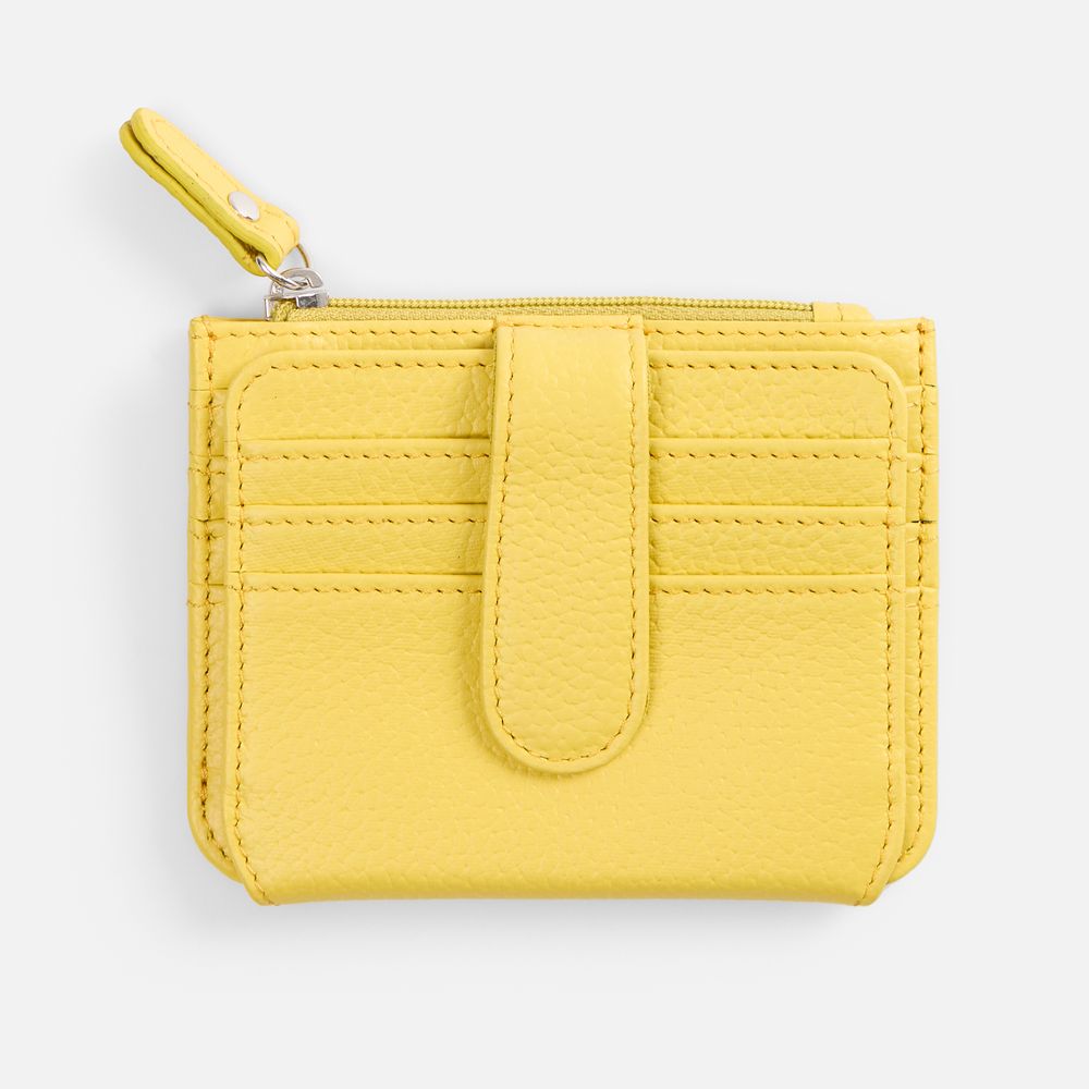 Картхолдер на молнии Unison, желтый — изображение 3