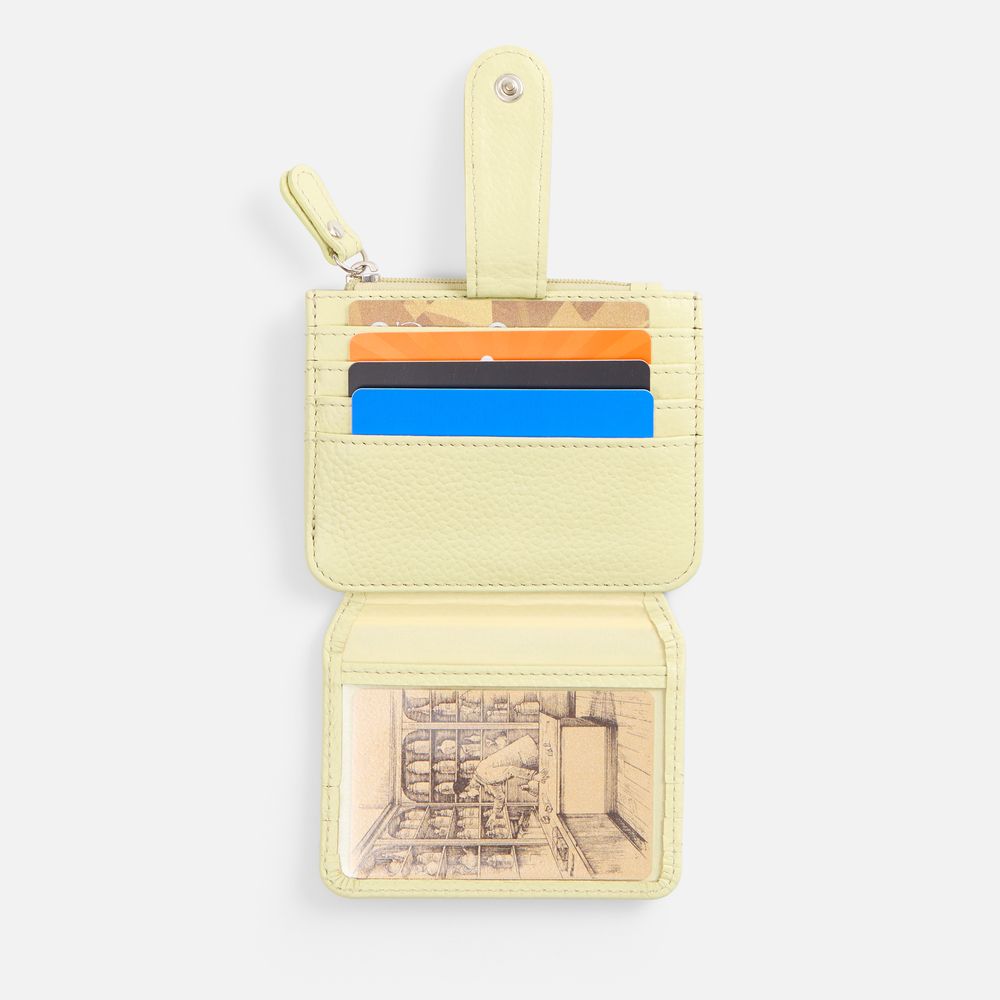 Картхолдер на молнии Unison, светло-зеленый — изображение 6