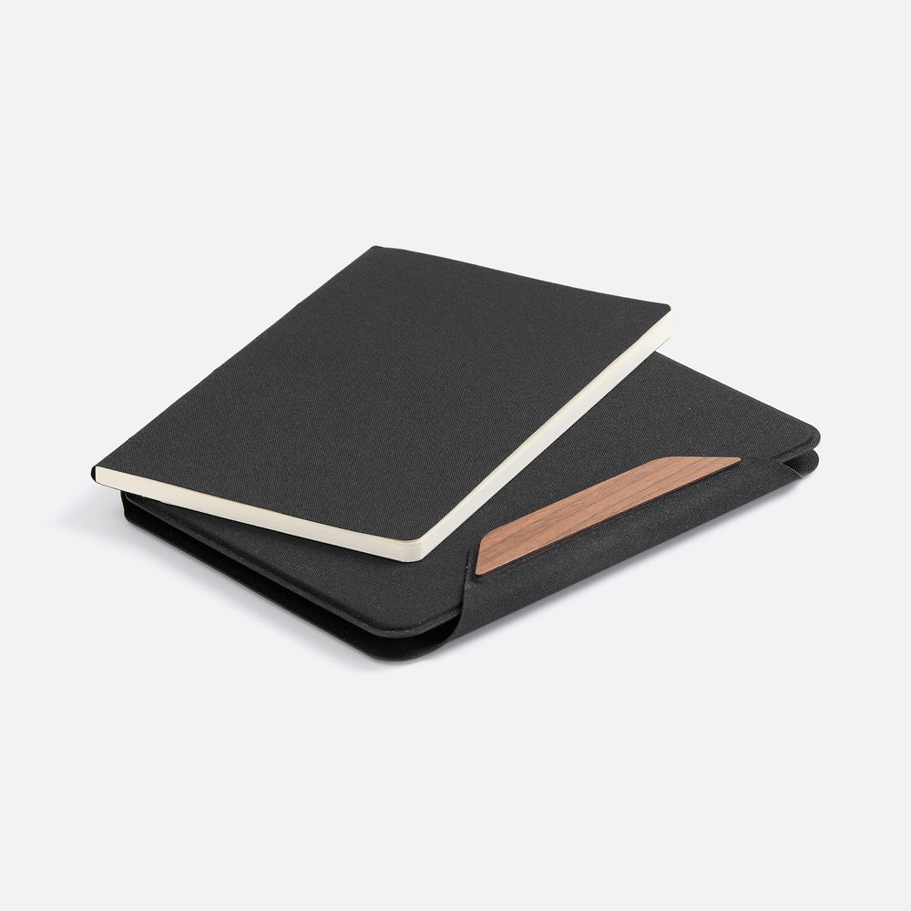 Папка с блокнотом Firmans Mini, черная — изображение 7