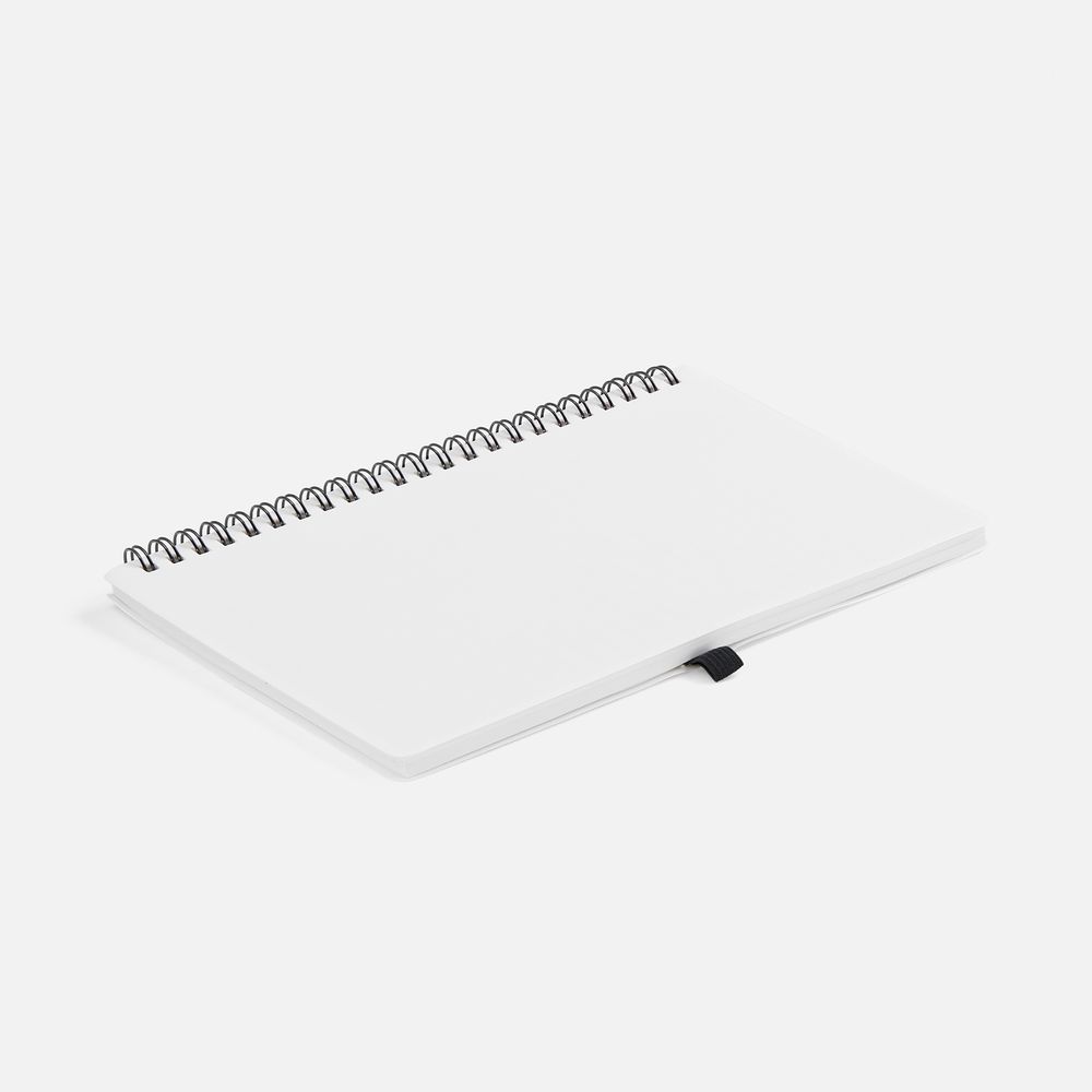 Блокнот на пружине Stone Line, белый — изображение 4