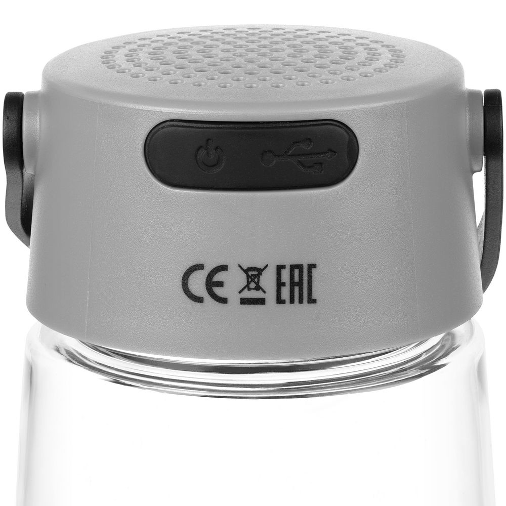 Бутылка для воды Torsta Light с колонкой и светильником, серая — изображение 7