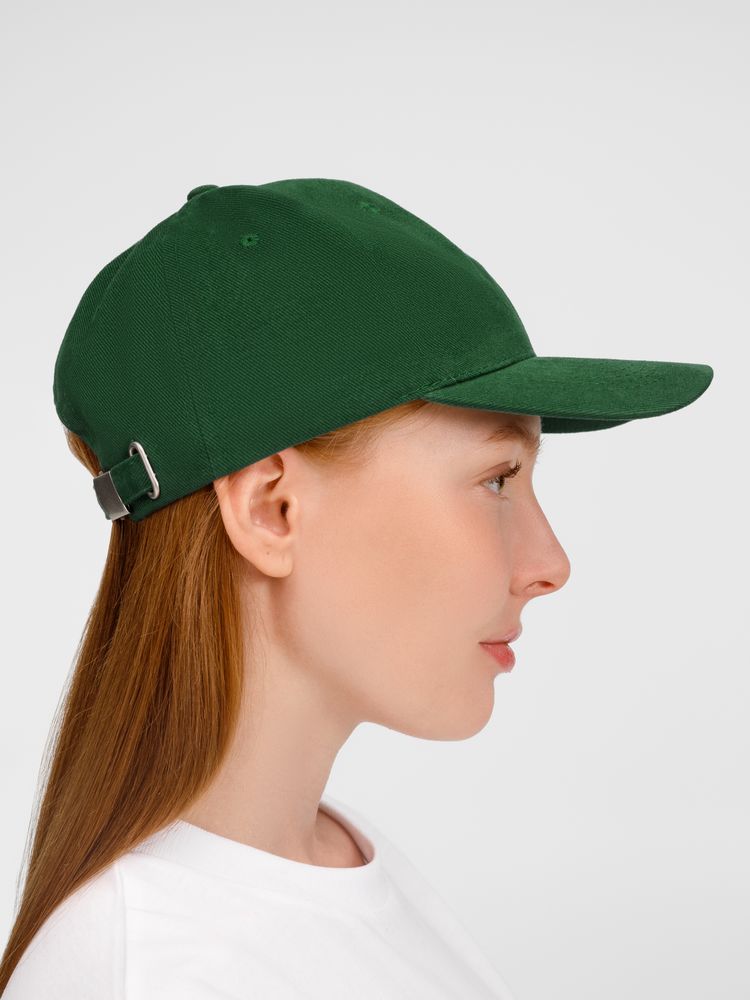 Бейсболка Buffalo, темно-зеленая — изображение 9