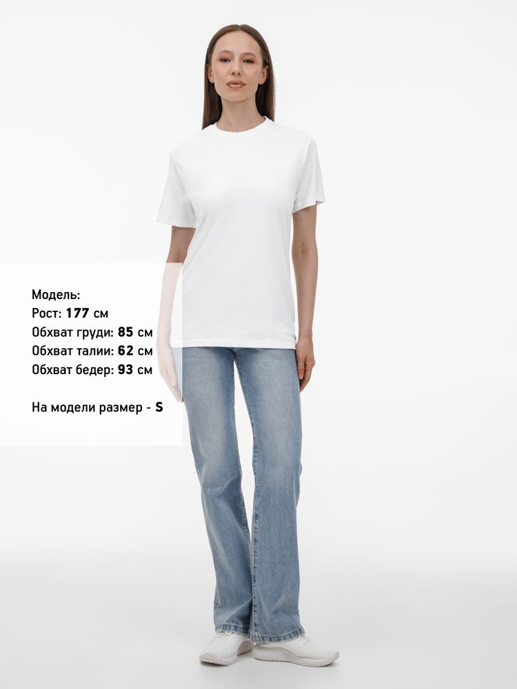 Футболка унисекс T-Bolka 180, белая — изображение 13