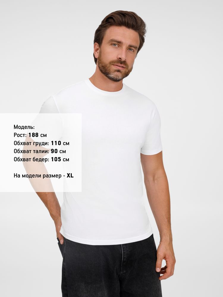 Футболка унисекс T-Bolka 180, белая — изображение 9