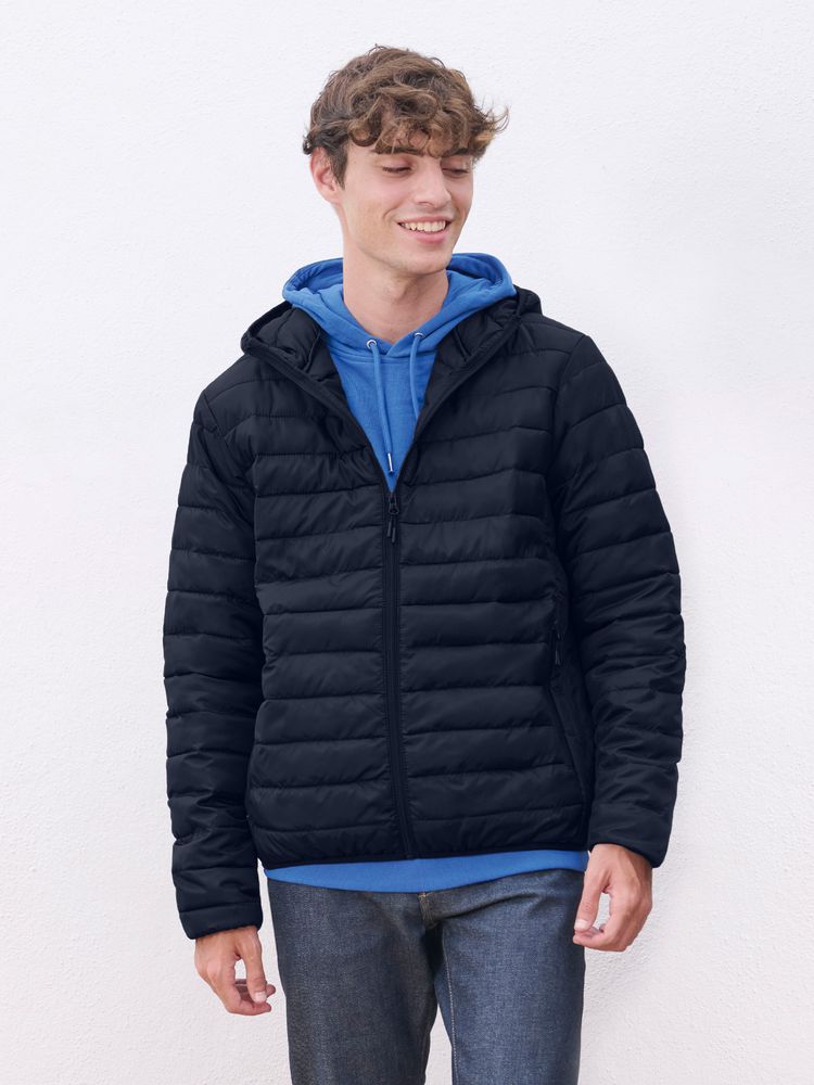 Куртка с капюшоном мужская Stream Men, темно-синяя — изображение 6