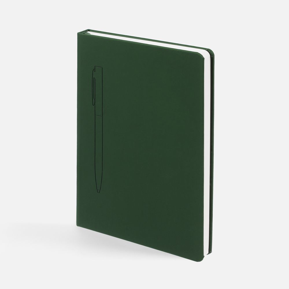 Ежедневник Magnet Shall, недатированный, зеленый — изображение 6