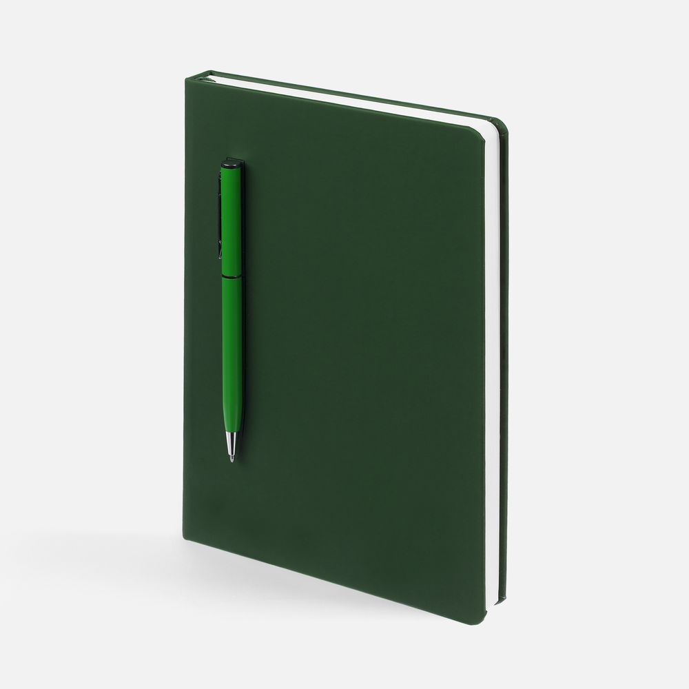 Ежедневник Magnet Shall, недатированный, зеленый — изображение 3