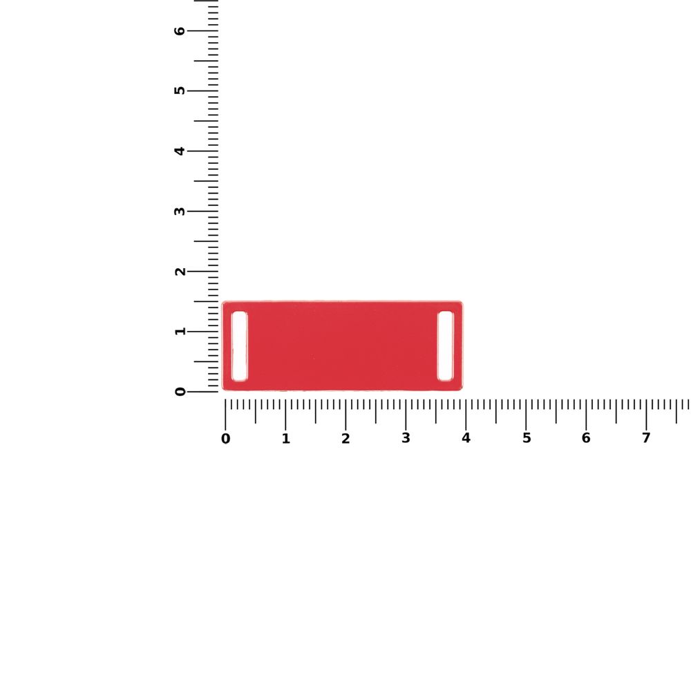 Шильдик металлический Kova, красный — изображение 3
