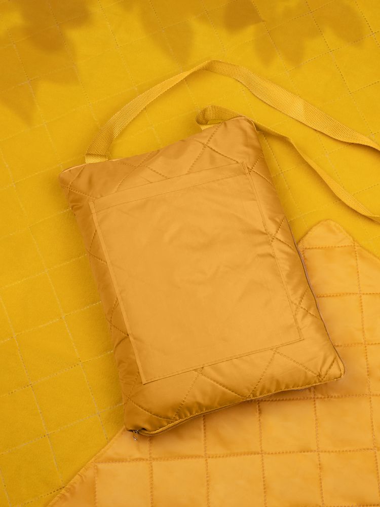 Плед для пикника Soft & Dry 2, желтый — изображение 9