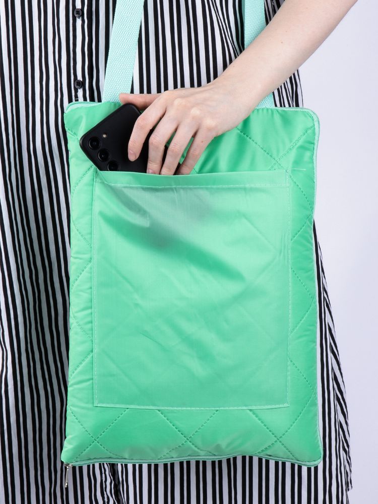 Плед для пикника Soft & Dry 2, светло-зеленый — изображение 7