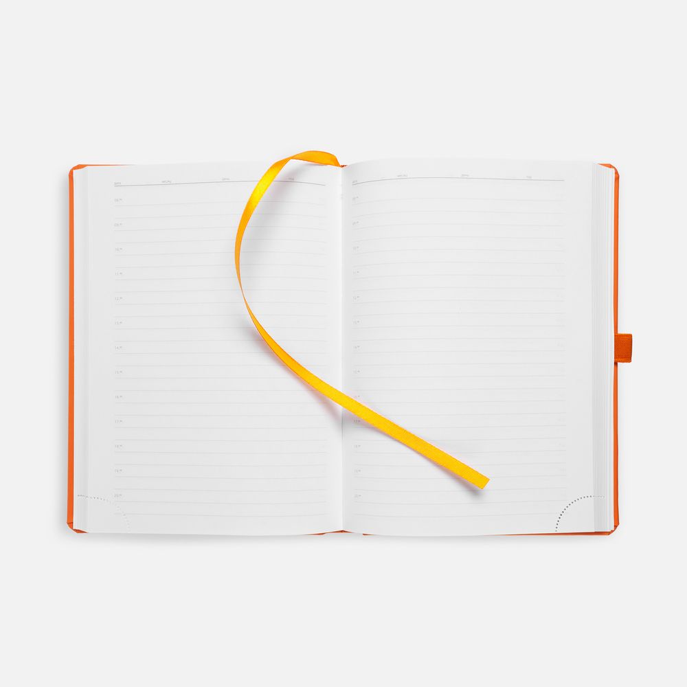 Ежедневник Favor Metal, недатированный, оранжевый — изображение 6