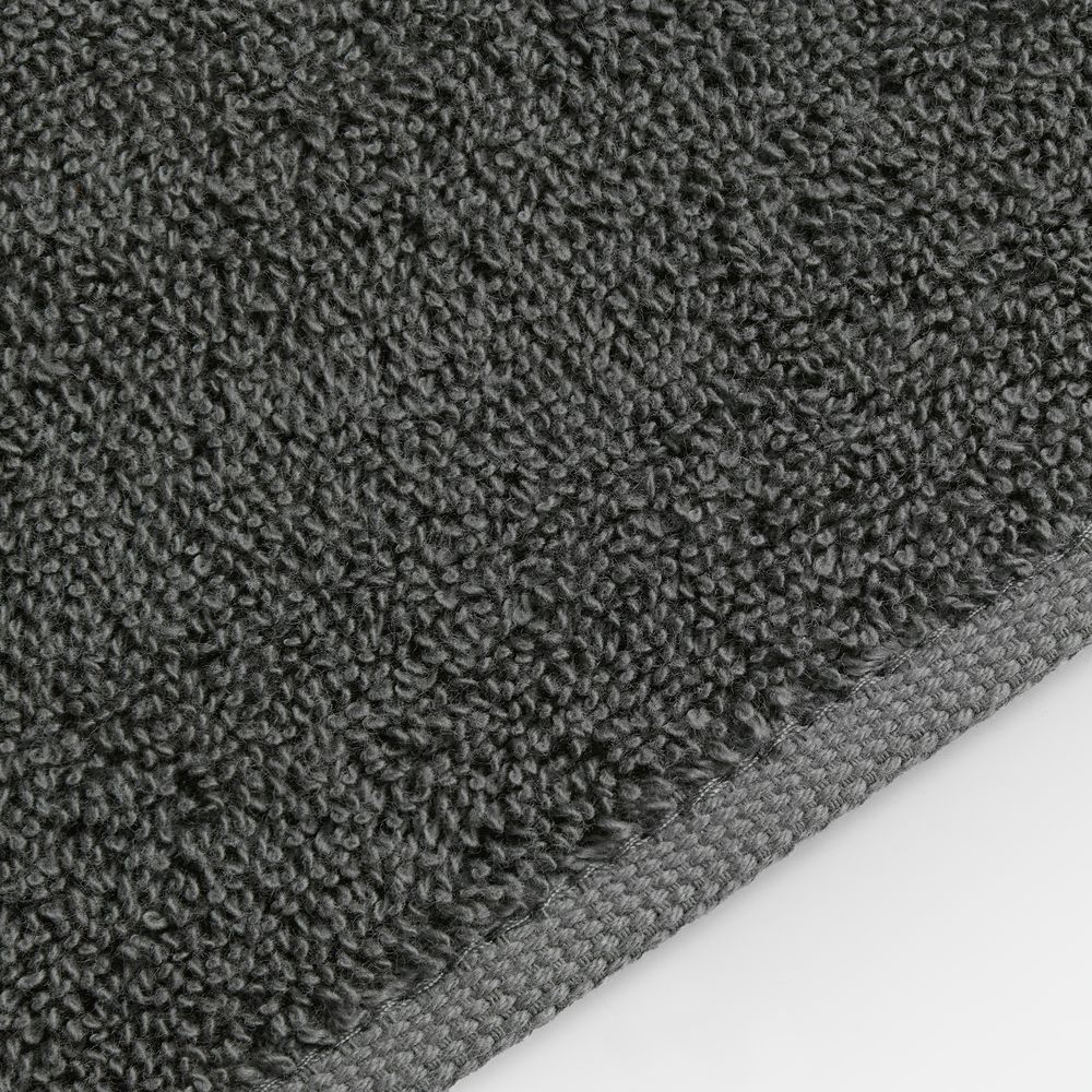 Полотенце махровое Terrychic, среднее, темно-серое — изображение 4