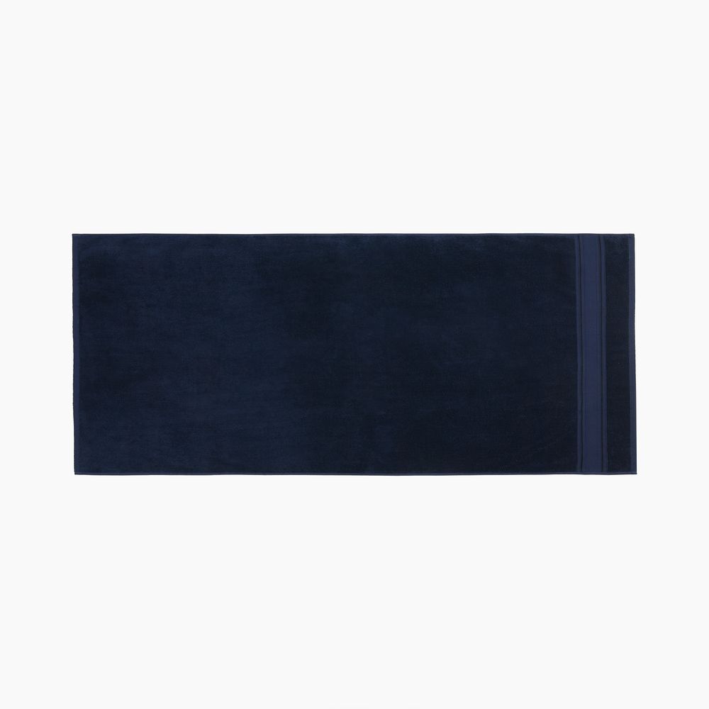 Полотенце махровое Terrychic, среднее, темно-синее — изображение 3