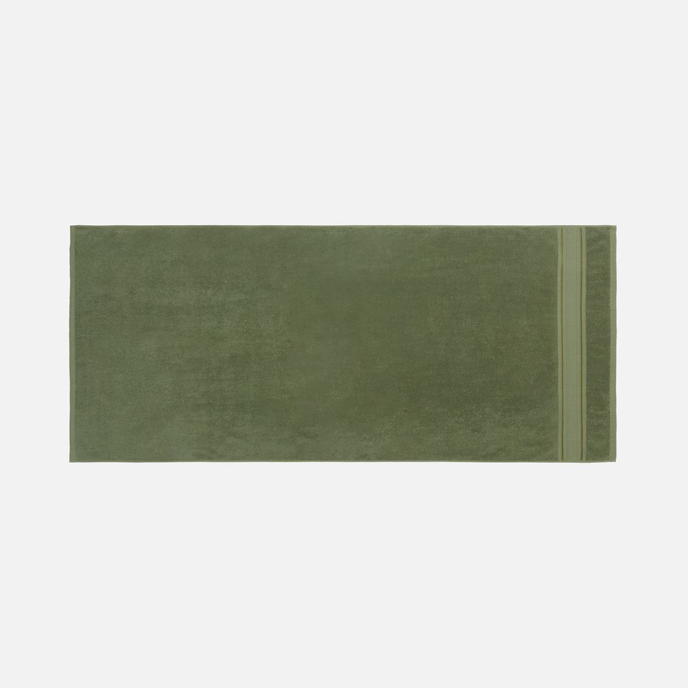 Полотенце махровое Terrychic, среднее, зеленое — изображение 3