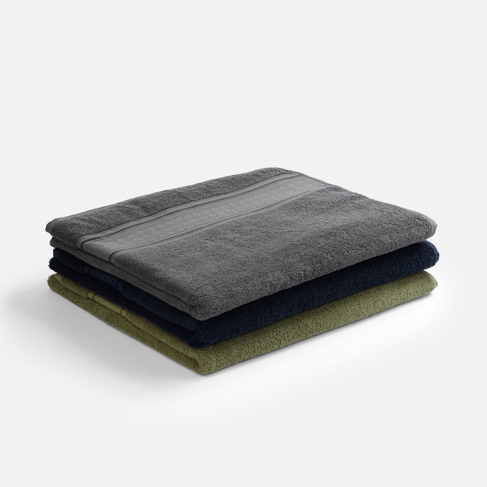 Полотенце махровое Terrychic XL, темно-серое — изображение 5