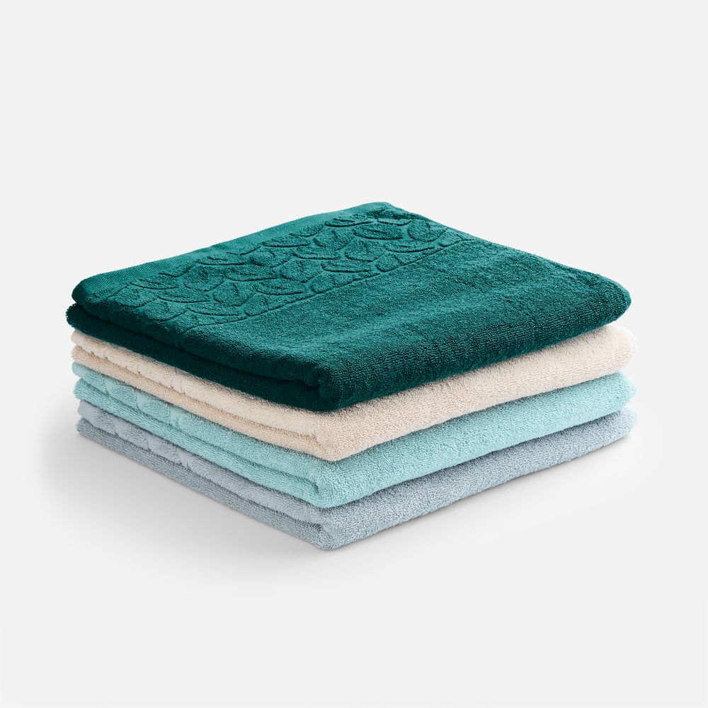 Полотенце махровое Hoya, среднее, голубое — изображение 5