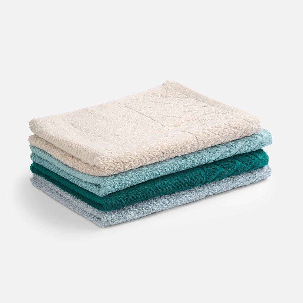 Полотенце махровое Hoya, большое, темно-бирюзовое — изображение 4