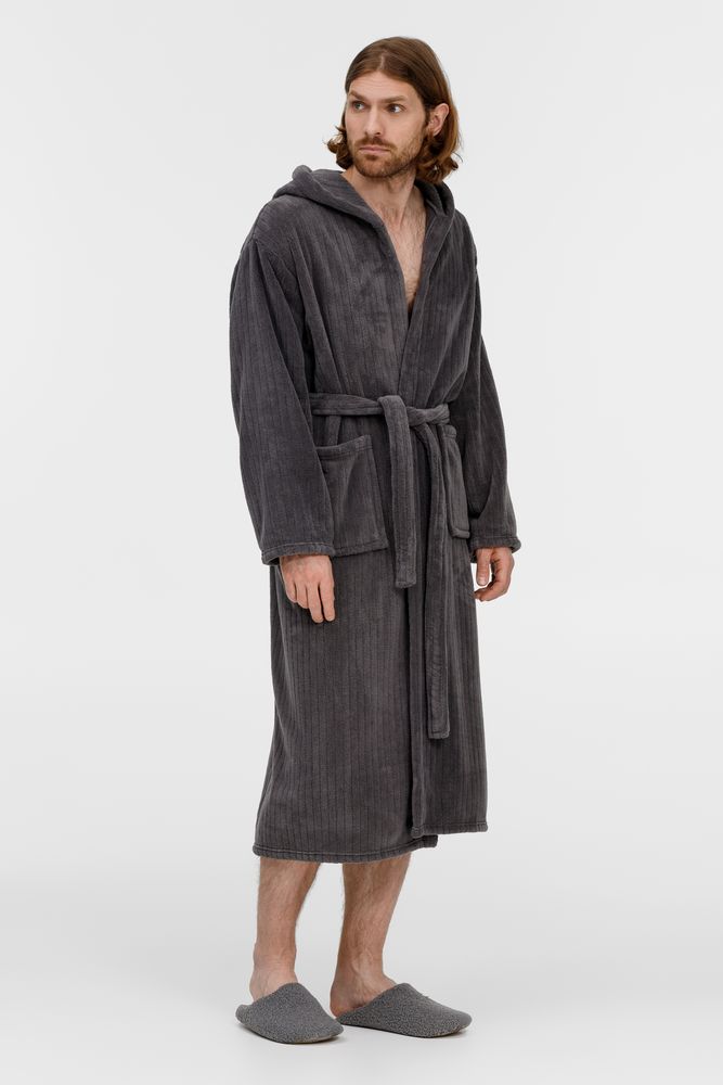 Халат флисовый Magic Mantle, темно-серый — изображение 6