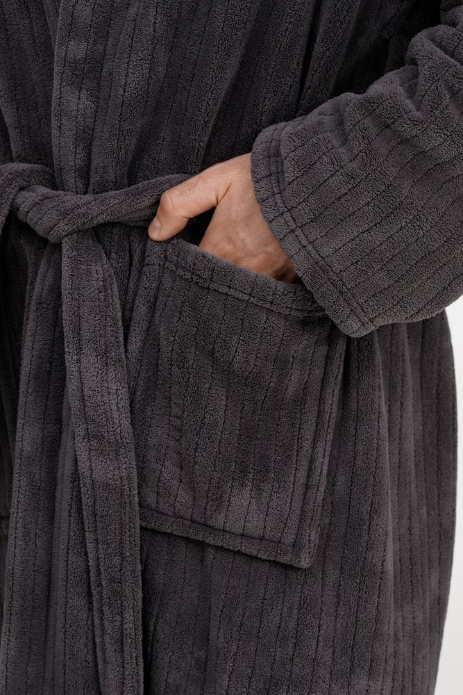 Халат флисовый Magic Mantle, темно-серый — изображение 8