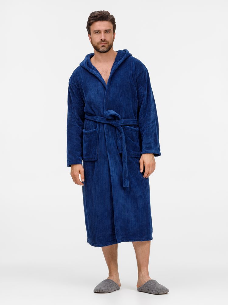 Халат флисовый Magic Mantle, темно-синий — изображение 6