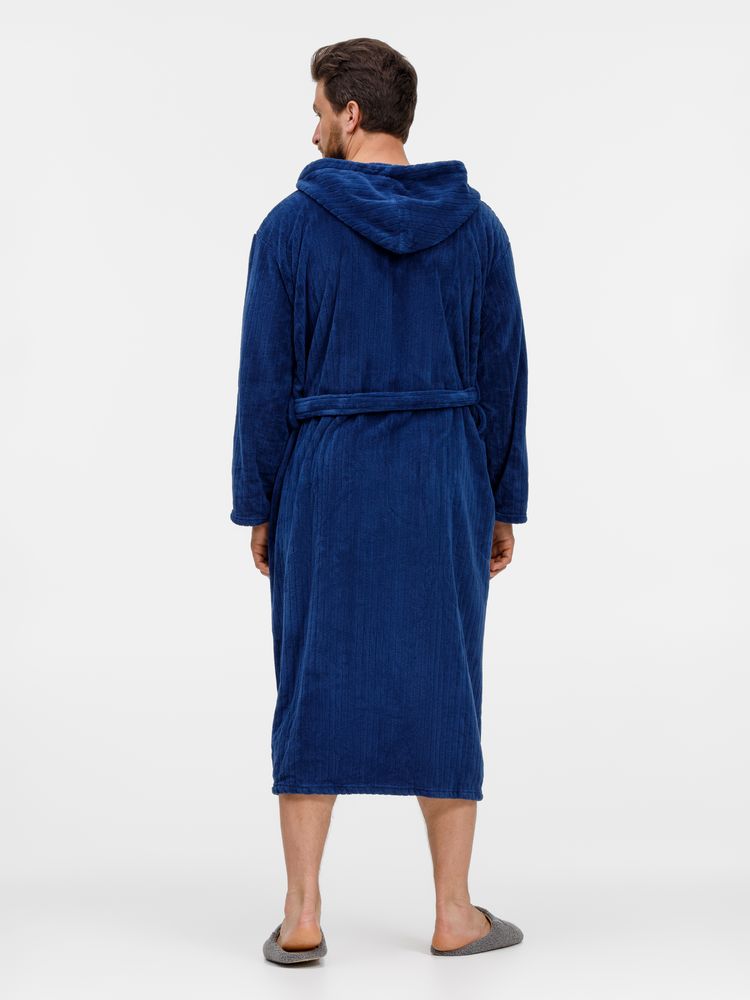 Халат флисовый Magic Mantle, темно-синий — изображение 7