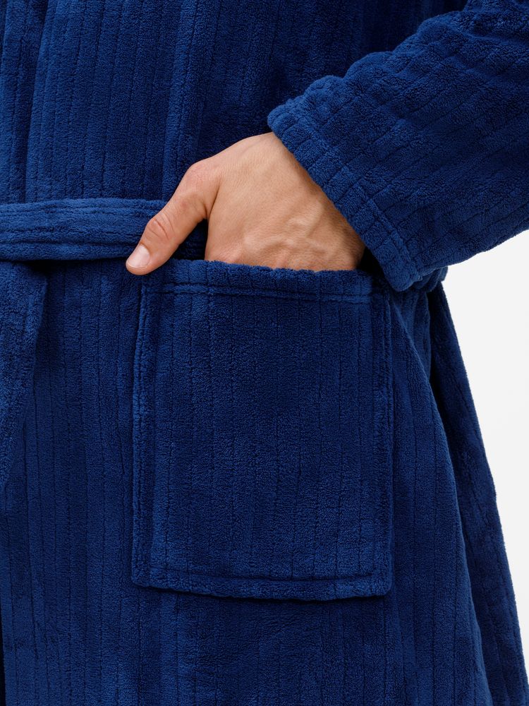 Халат флисовый Magic Mantle, темно-синий — изображение 8
