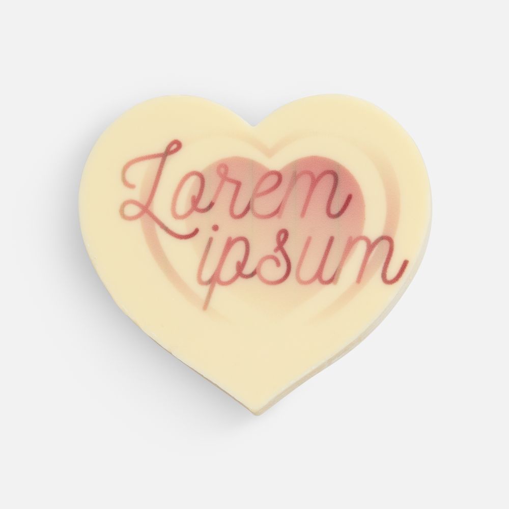 Печенье Dream White в белом шоколаде, сердце — изображение 3