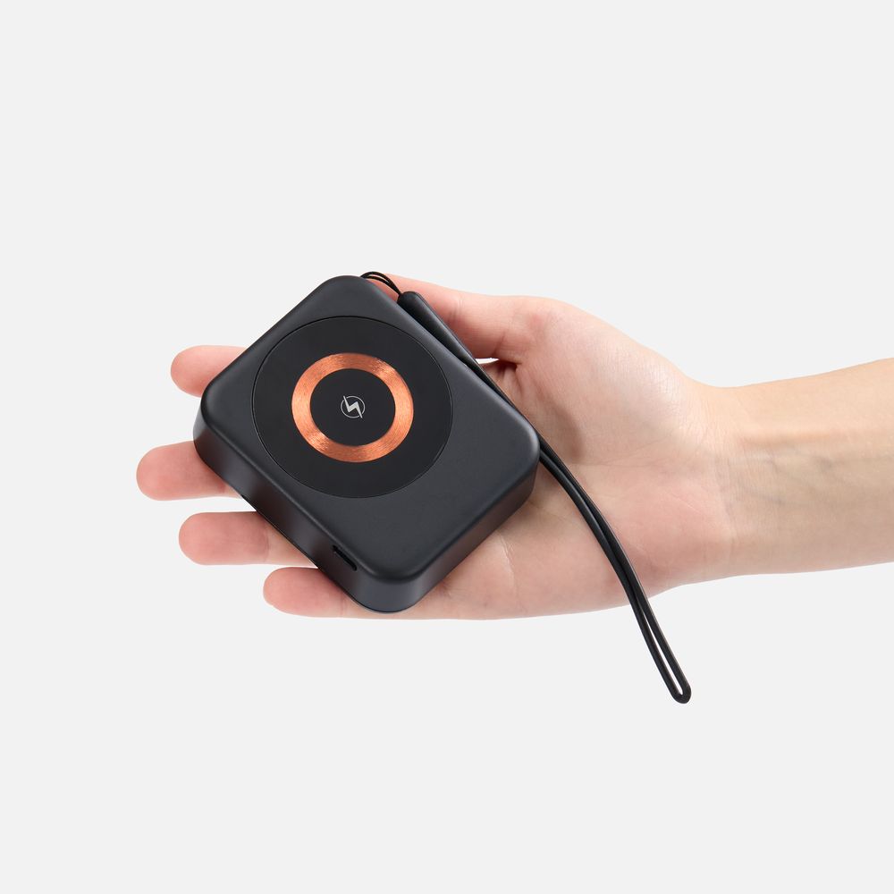 Набор для ухода за гаджетами с беспроводной зарядкой Rules, черный — изображение 6