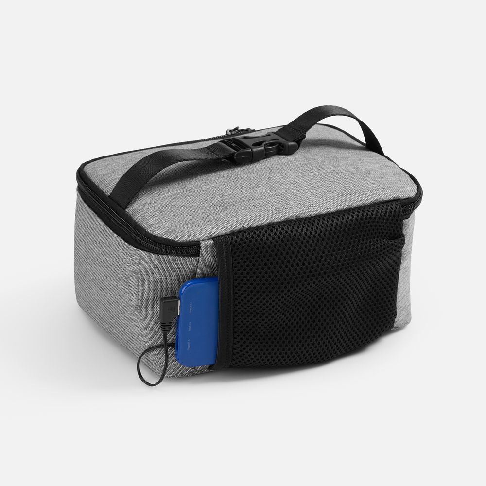 Изотермическая сумка с функцией подогрева Oneworld, серая — изображение 8