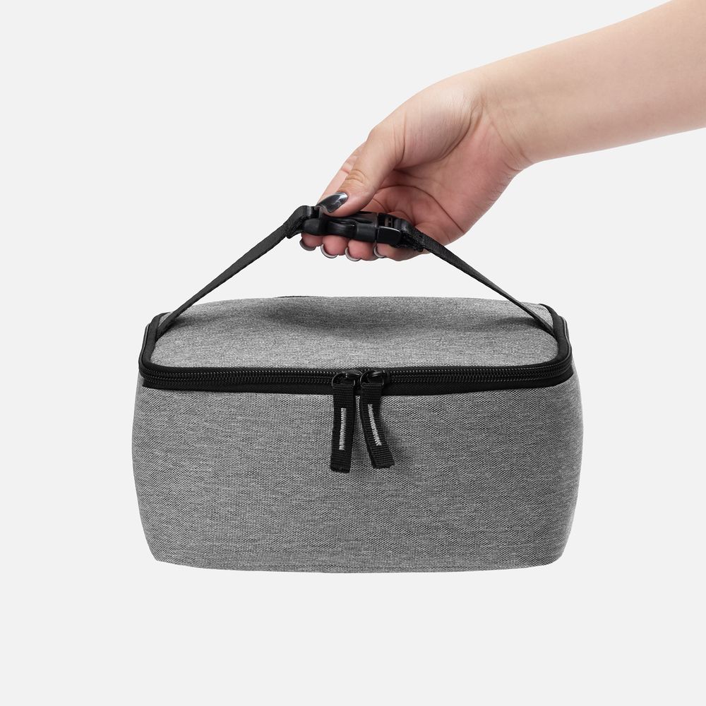 Изотермическая сумка с функцией подогрева Oneworld, серая — изображение 7