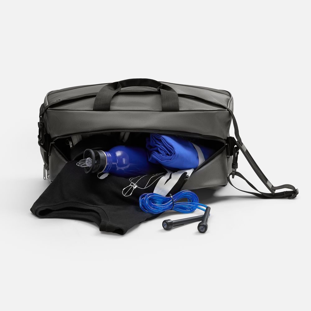 Спортивная сумка Atlantes, серая с черным — изображение 9