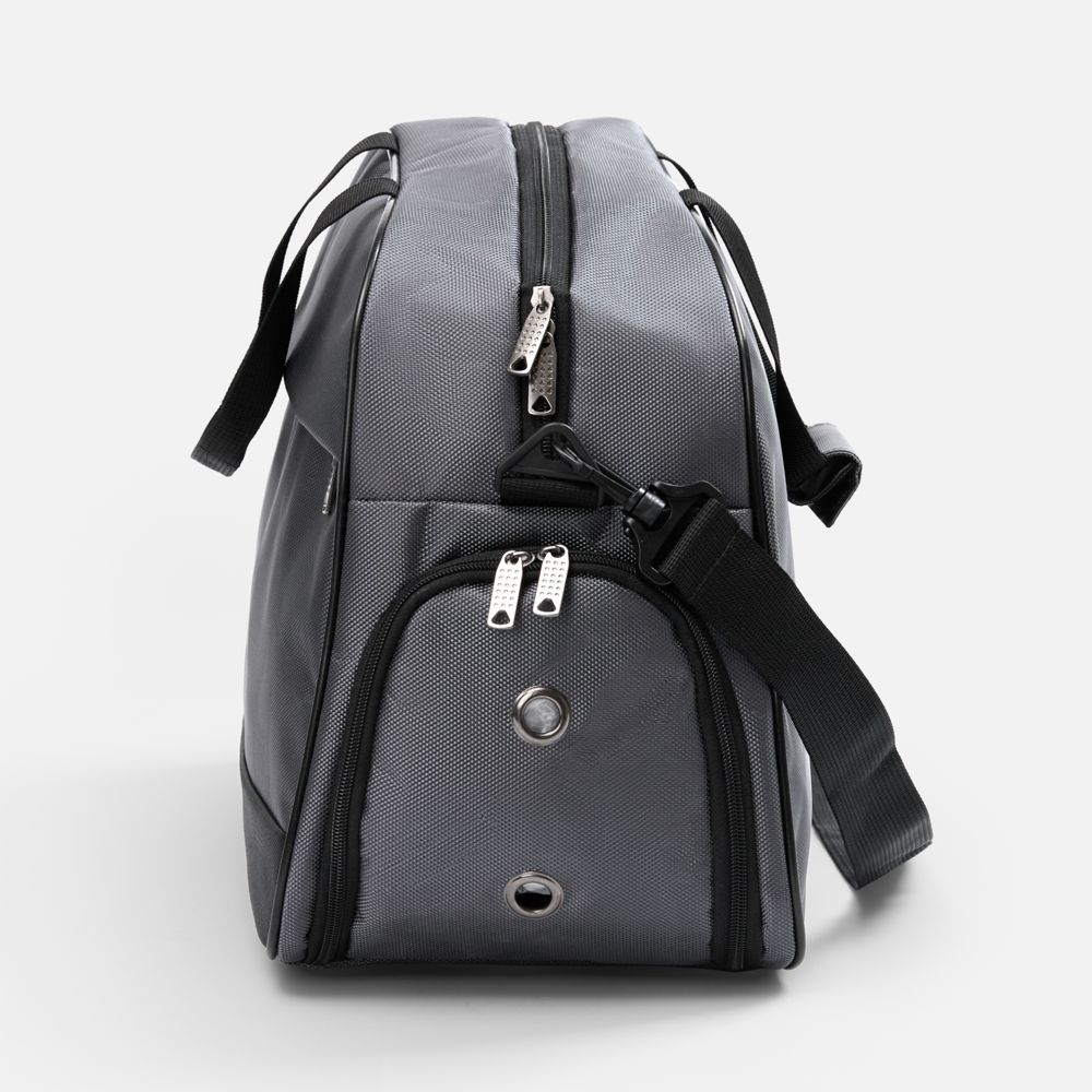 Спортивная сумка Atlantes, светло-серая с черным — изображение 3