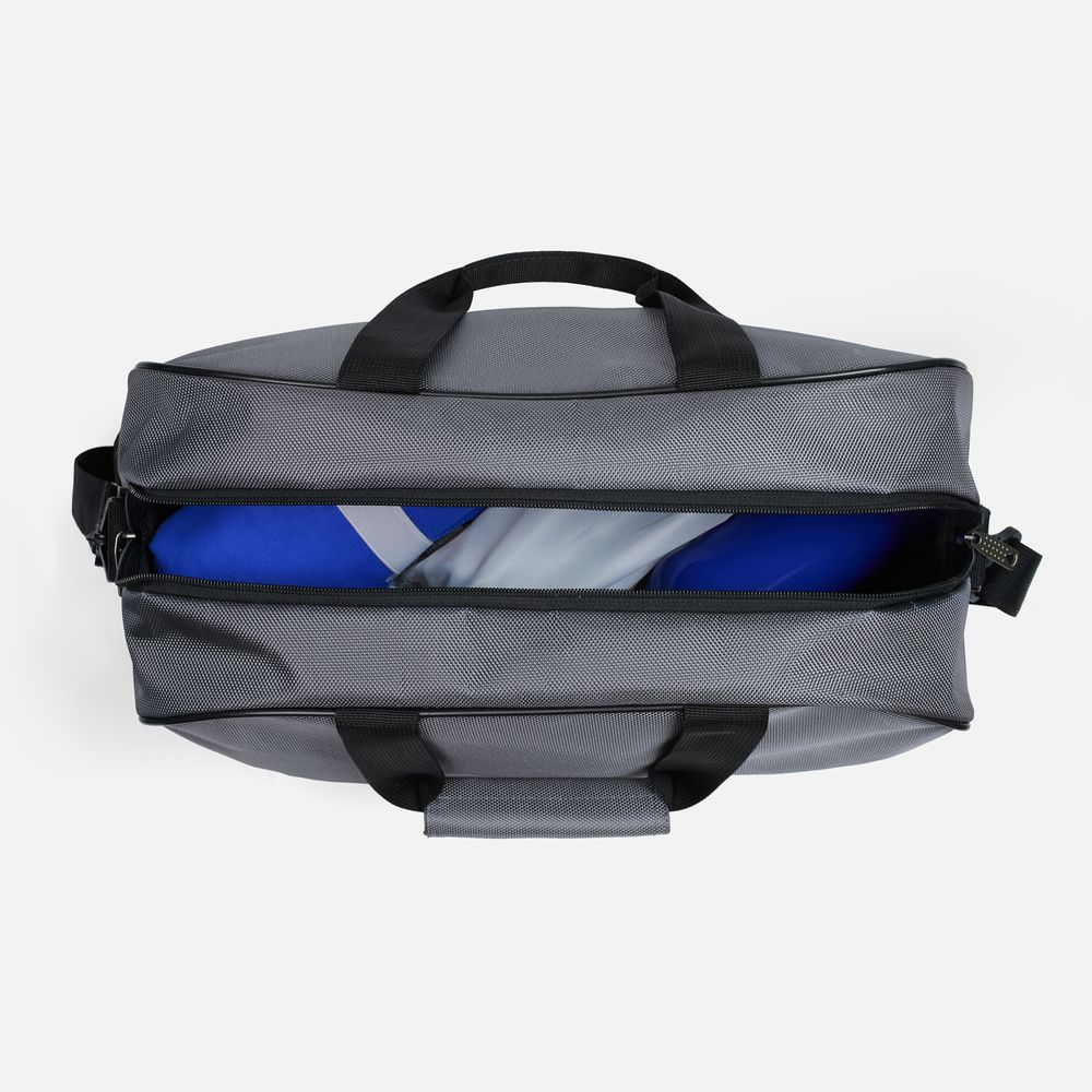 Спортивная сумка Atlantes, светло-серая с черным — изображение 8