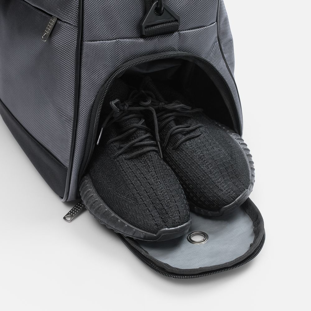 Спортивная сумка Atlantes, светло-серая с черным — изображение 6