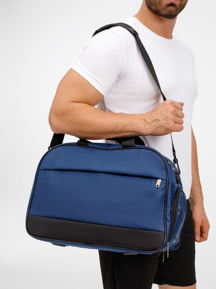 Спортивная сумка Atlantes, синяя с черным — изображение 10