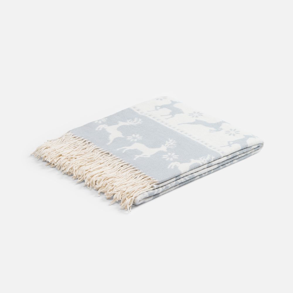 Плед «Скандинавия», серый — изображение 3