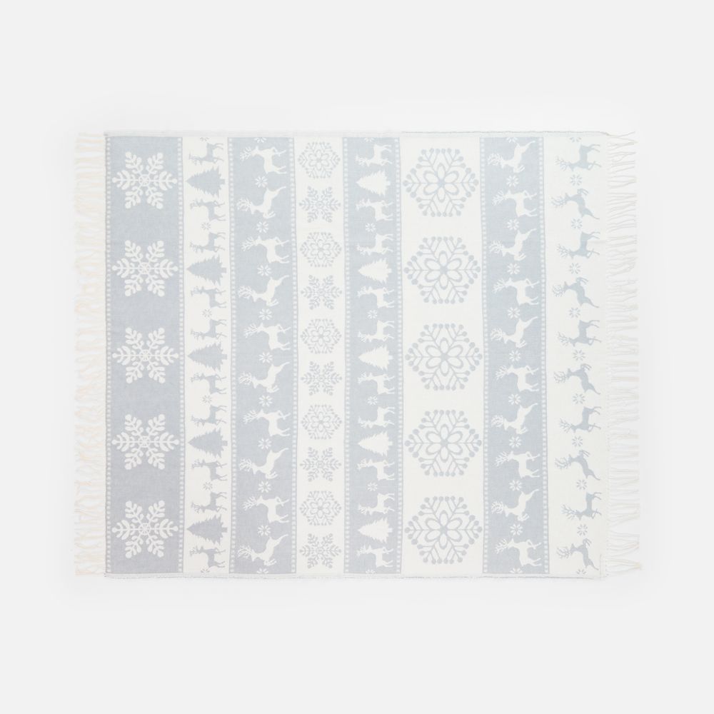 Плед «Скандинавия», серый — изображение 5