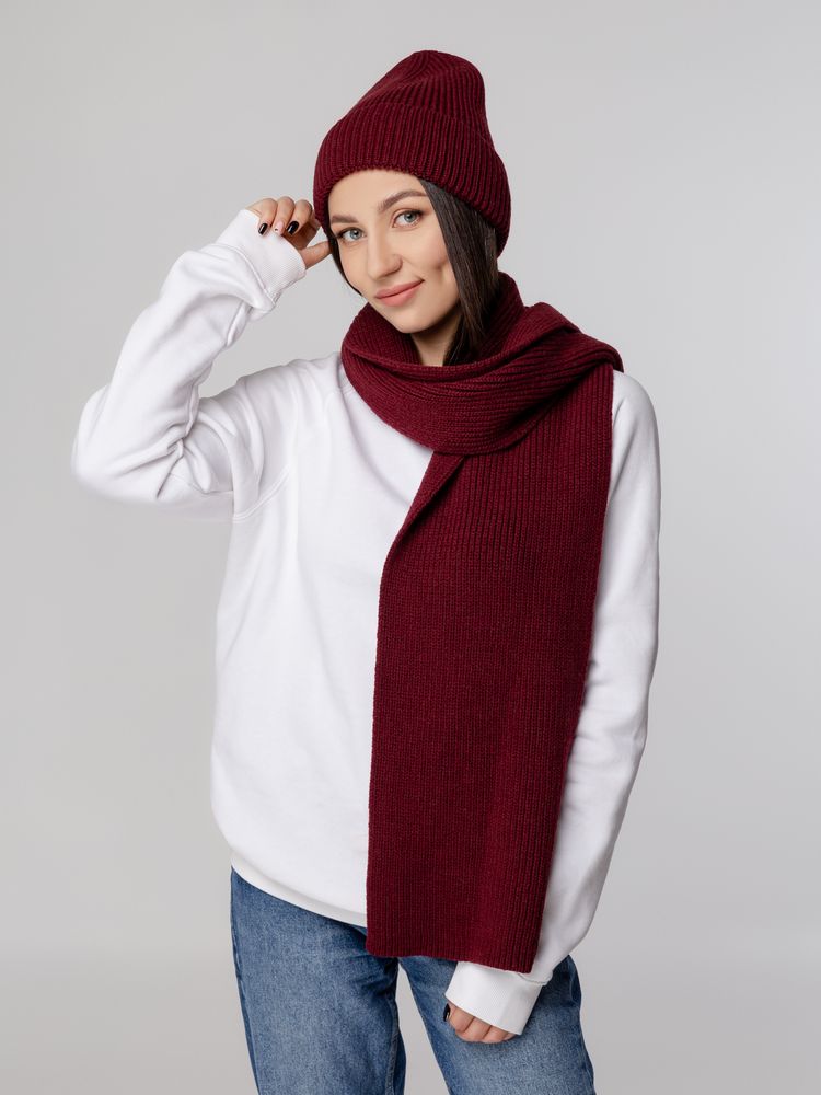 Шапка Tommi, бордовая — изображение 7