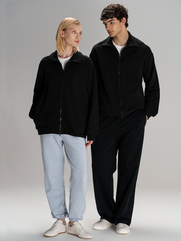 Толстовка унисекс Neofit, черная — изображение 13