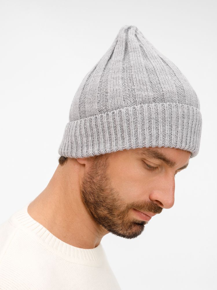 Шапка Bellish, светло-серый меланж — изображение 8