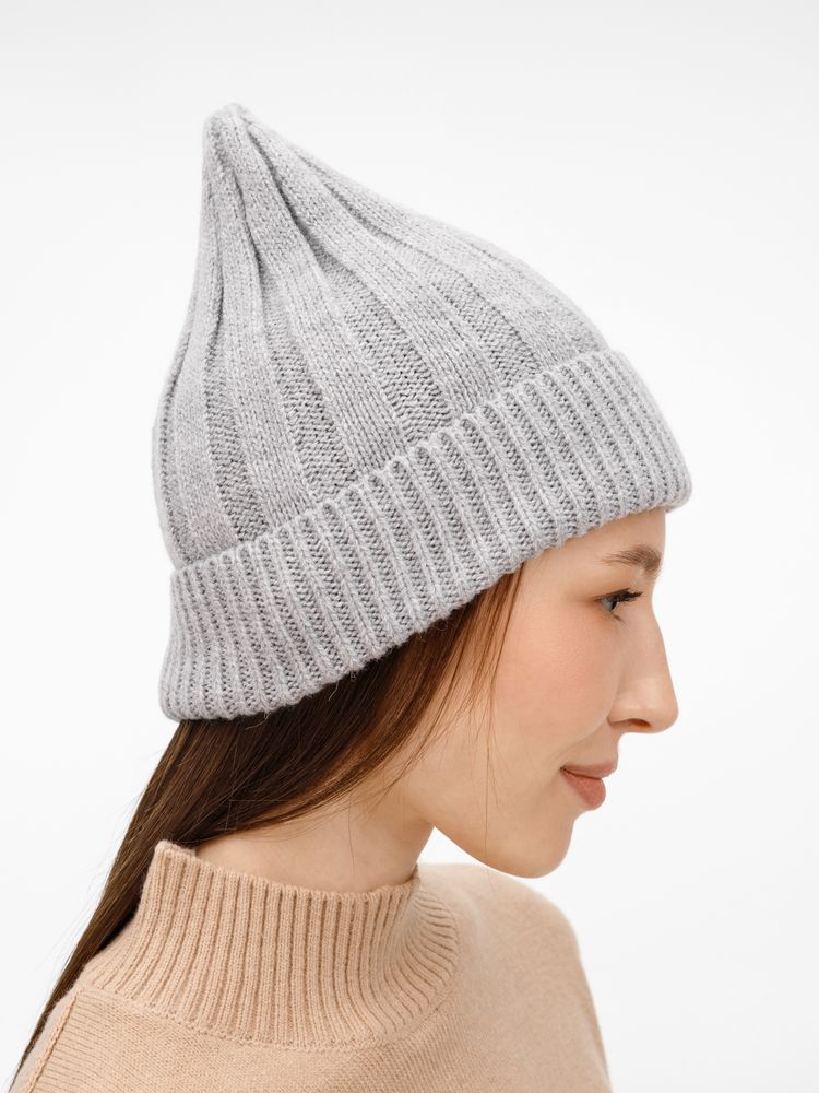 Шапка Bellish, светло-серый меланж — изображение 6