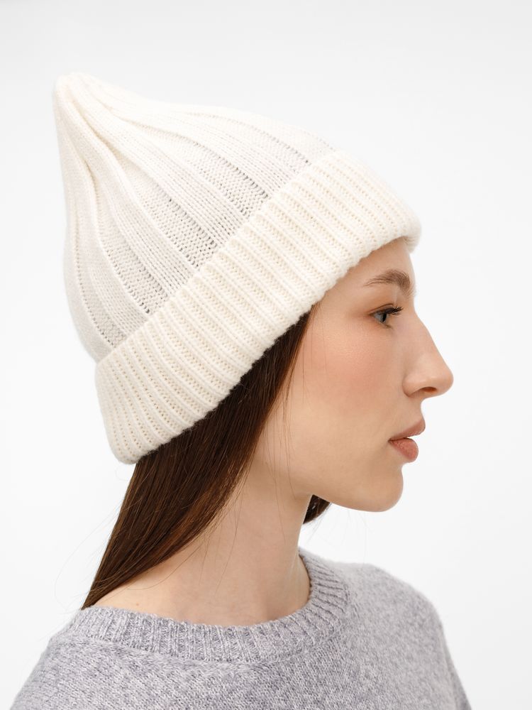 Шапка Bellish, белая (ванильная) — изображение 8