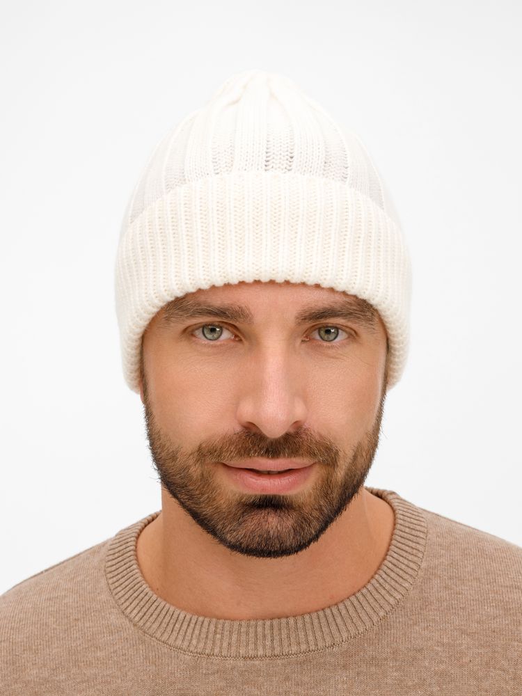Шапка Bellish, белая (ванильная) — изображение 5