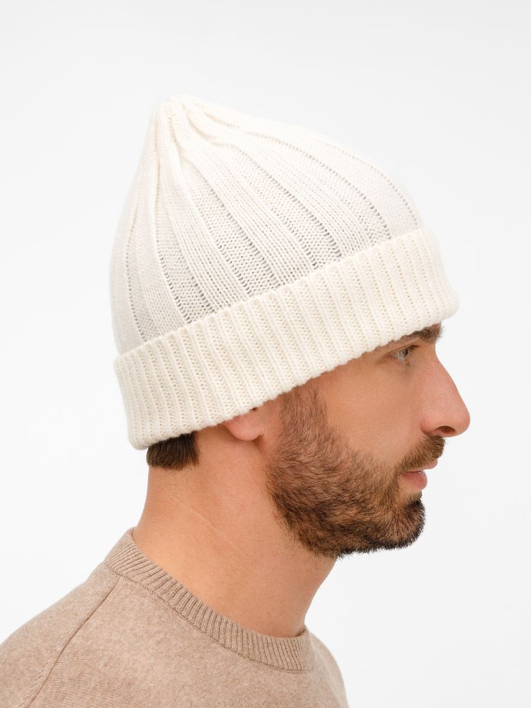 Шапка Bellish, белая (ванильная) — изображение 6