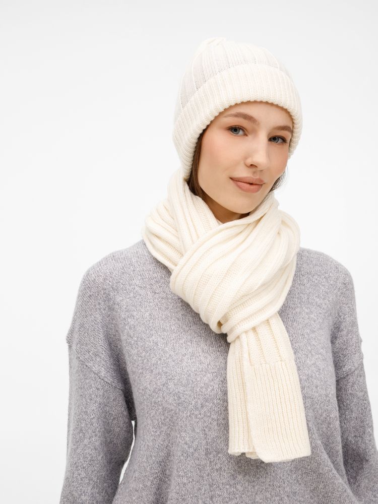 Шапка Bellish, белая (ванильная) — изображение 9